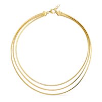 Collana Etrusca Donna in Acciaio WSET00979.YG